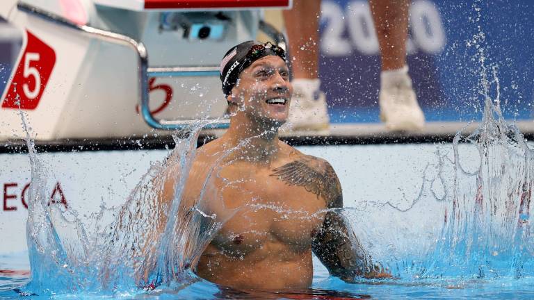 Caeleb Dressel logra otro oro en la natación de Tokio 2020.