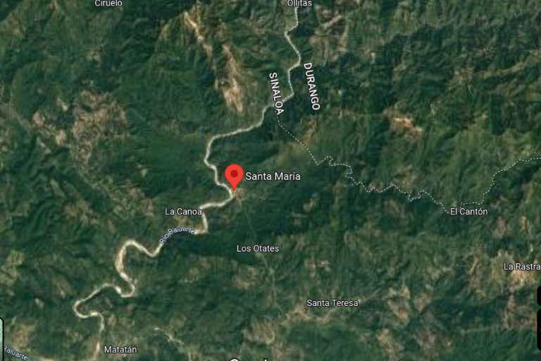 Reportan enfrentamiento armado en la zona de la Presa Santa María