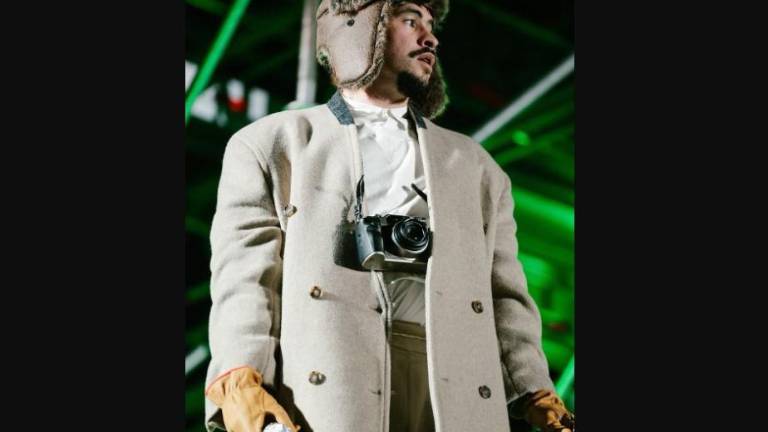 Bad Bunny compartió en sus historias de Instagram varias fotos y videos de su recorrido por el Museo Nacional de Antropología.