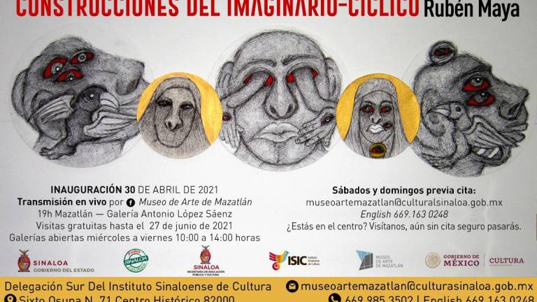 La exposición “Construcciones del imaginario-mutuo”, del artista plástico Rubén Maya, estará en la Galería Antonio López Sáenz.