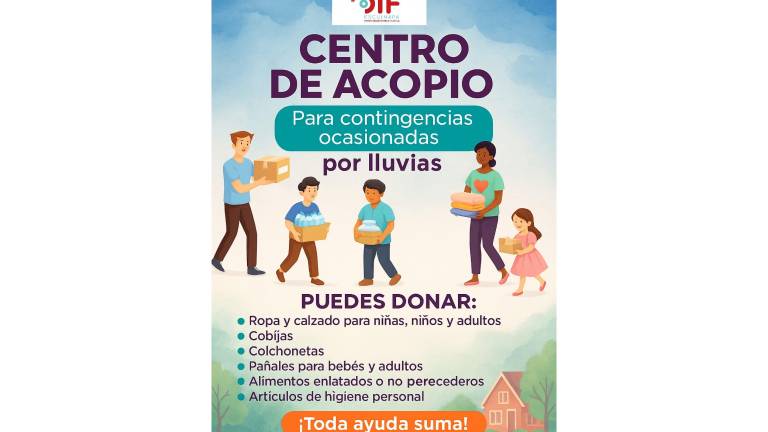 El DIF Escuinapa llama a solidarizarse con familias vulnerables en caso de contingencias por lluvias.