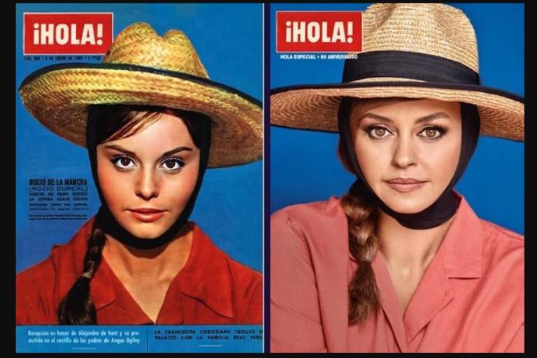 Recrea Shaila Dúrcal portada de revista como un homenaje a su mamá Roció Dúrcal