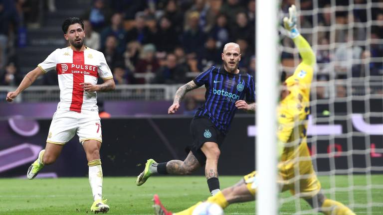 Federico Dimarco anota al minuto 31.