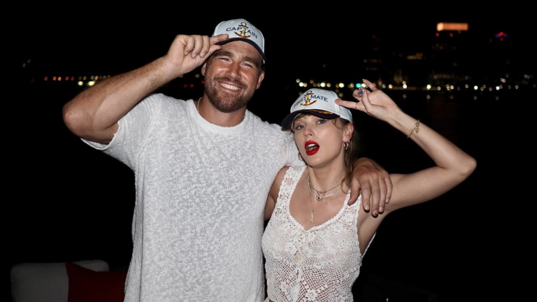 Travis Kelce y Taylor Swift.