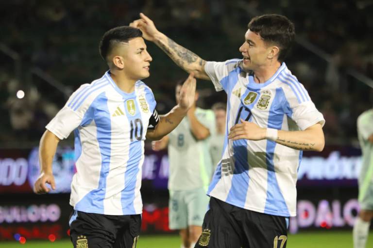 ¡Sencillito! Argentina golea a México en el Estadio El Encanto