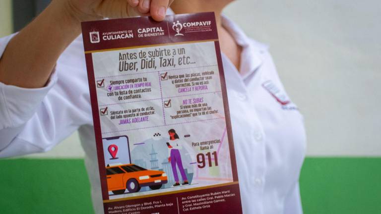 Campaña en Culiacán “No voy sola”, que busca fortalecer las redes de apoyo entre jóvenes.