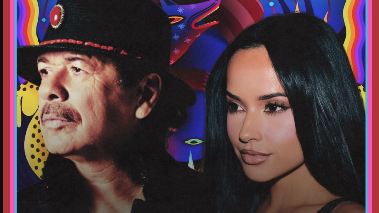 Carlos Santana y Becky G.