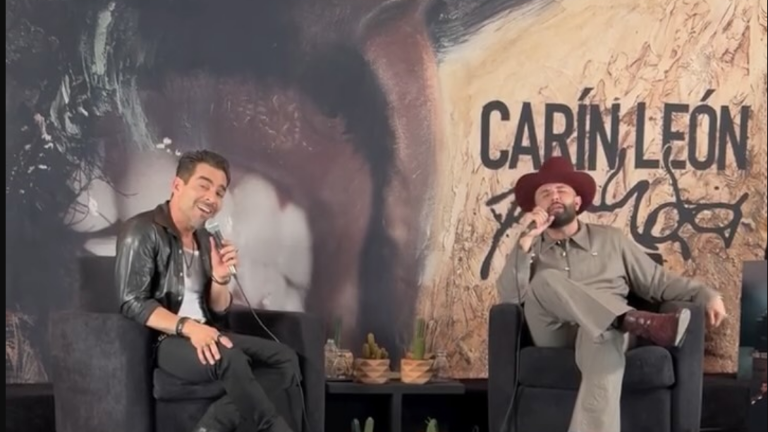 Omar Chaparro y Carín León.