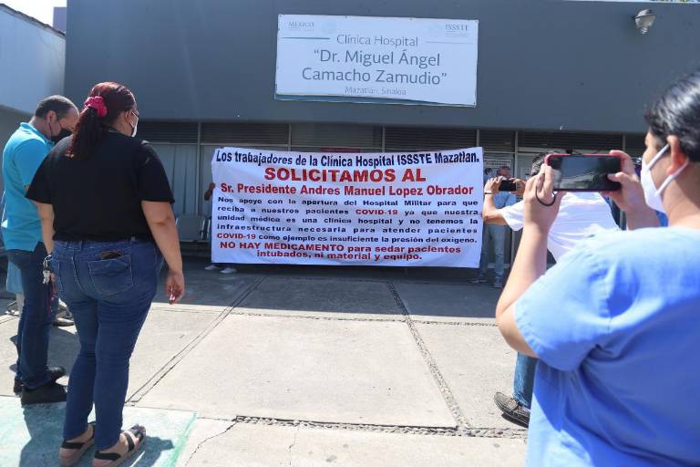 El Issste de Mazatlán ‘acuerda’ no recibir más pacientes con Covid-19; médicos llaman a cerrar el puerto