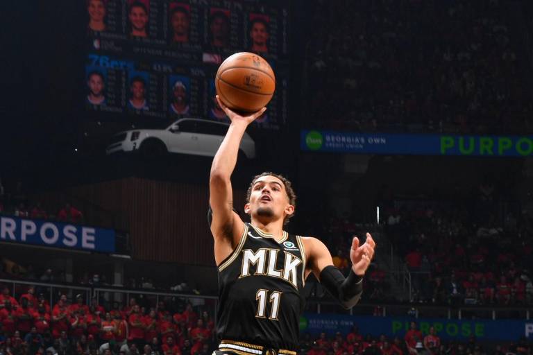 De la mano de Trae Young, los Hawks empatan la serie ante los Sixers