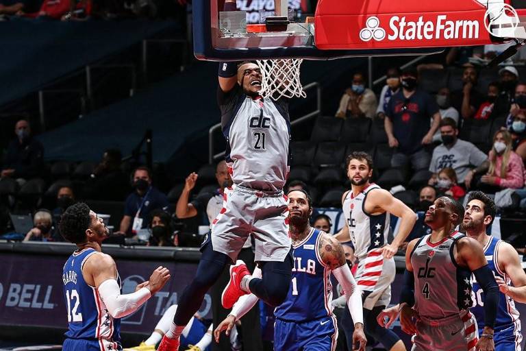 Wizards evitan la barrida ante Sixers al aprovechar salida de Joel Embiid por lesión