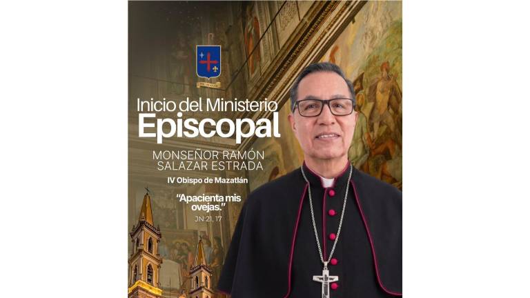 Monseñor Ramón Salazar Estrada se convertirá en el cuarto Obispo de la Diócesis de Mazatlán.