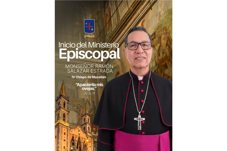Monseñor Ramón Salazar Estrada se convertirá en el cuarto Obispo de la Diócesis de Mazatlán.