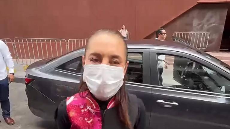 La Presidenta evitó abundar sobre la decisión de Rocha Moya y señaló que será hasta el lunes cuando hablará del tema.