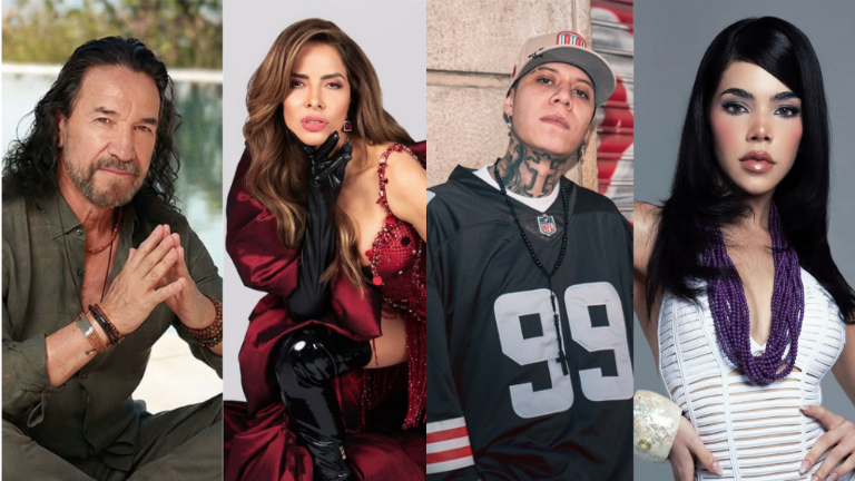 Marco Antonio Solís, Gloria Trevi, Santa Fe Klan y Kenia Os.
