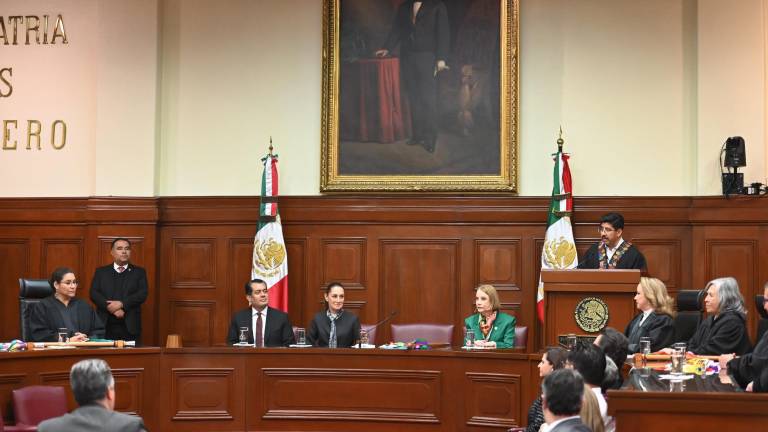 Instalación de la nueva Suprema Corte de Justicia de la Nación.