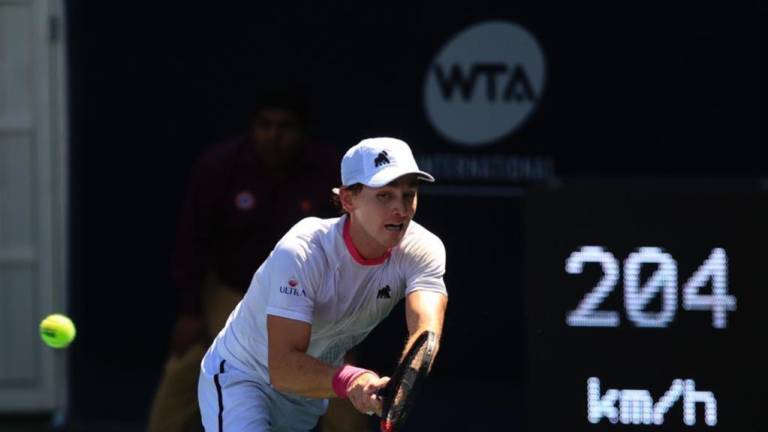 Luis Patiño no pudo superar a Emil Reinberg en el Torneo de Tenis World Tennis Tour Cancún 2022.