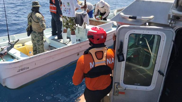 Operativo contra la pesca ilegal en la Reserva de la Biósfera Islas Marías.