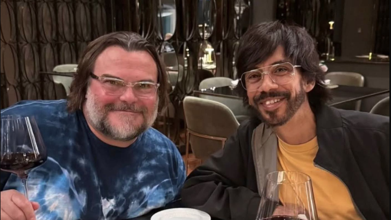 Jack Black y Héctor Jiménez.