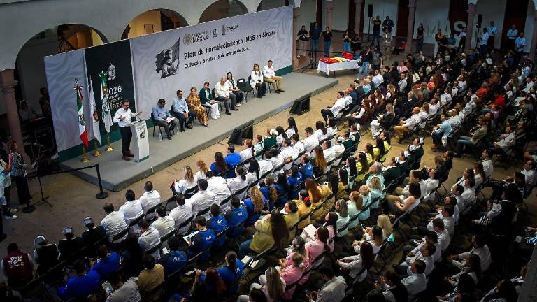 Presentación en Culiacán del Plan de Fortalecimiento del IMSS en Sinaloa.