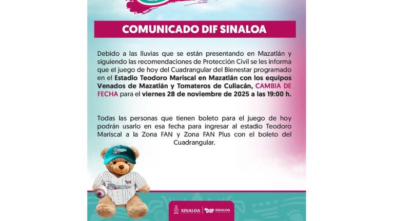 Los juegos se iban a celebrar este sábado.