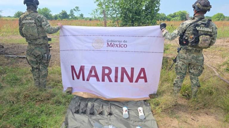 Personal de la Marina aseguró nueve artefactos explosivos improvisados durante una inspección en las localidades de El Walamo y Villa Unión