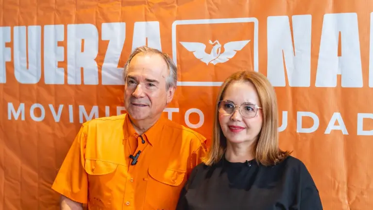 Sergio “Pío” Esquer y Elizabeth Montoya Ojeda, de Movimiento Ciudadano.