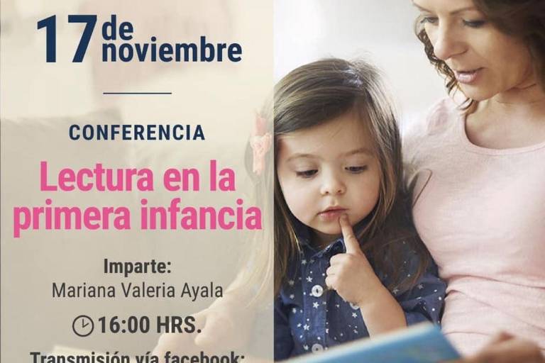 Este miércoles, hablarán sobre los beneficios de la lectura en la primera infancia