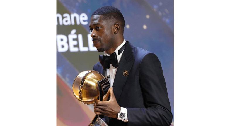 Dembélé, mejor jugador en Globe Soccer Awards 2025 |