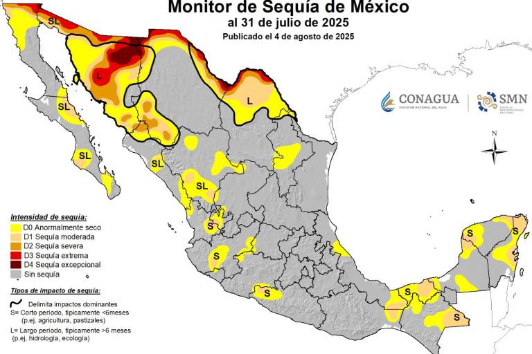 Cuatro municipios de Sinaloa ya no tienen sequía, tras las lluvias