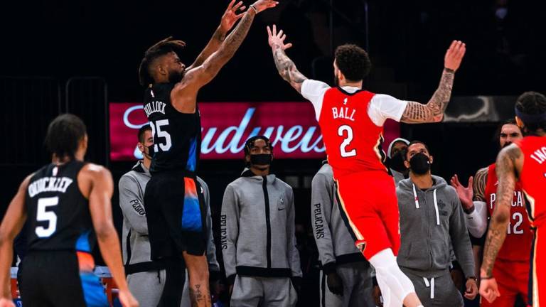 Los Knicks lograron su sexta victoria en fila tras derrotar a los Pelicans.
