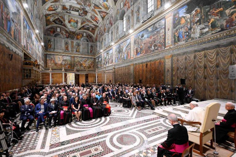 ‘Los artistas son aliados del sueño de Dios’, dice el Papa Francisco