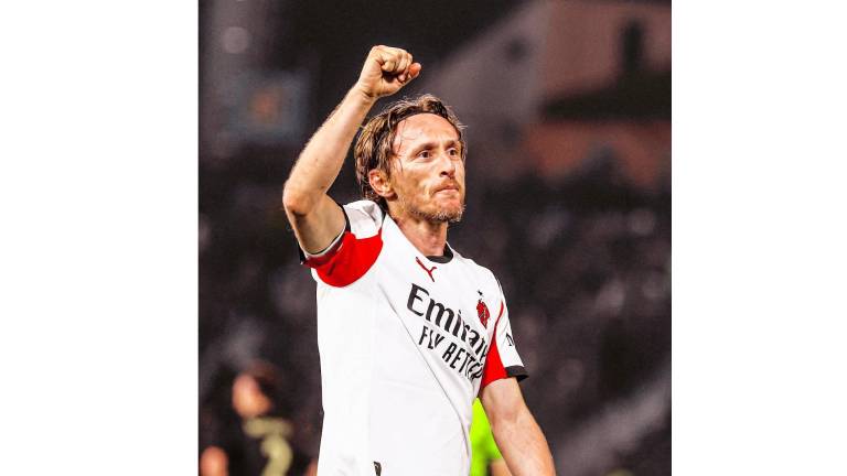 Luka Modric fue el héroe del Milan.