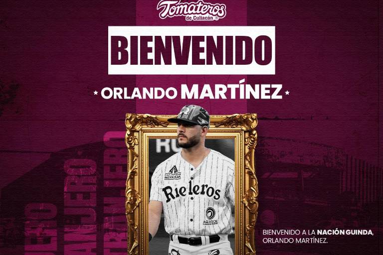 ¡Poderoso jardinero! Orlando Martínez, segundo refuerzo extranjero de Tomateros para la temporada 2025-26