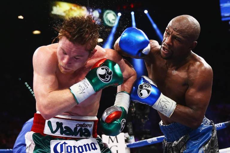 Es una locura que lo haya dicho: Mayweather responde a Canelo al decir que podría vencerlo