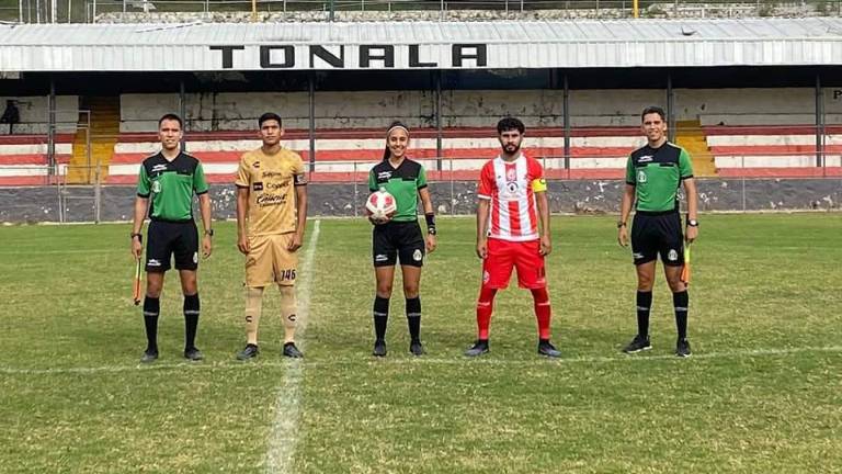 La sinaloense María Márquez fue la árbitra central.