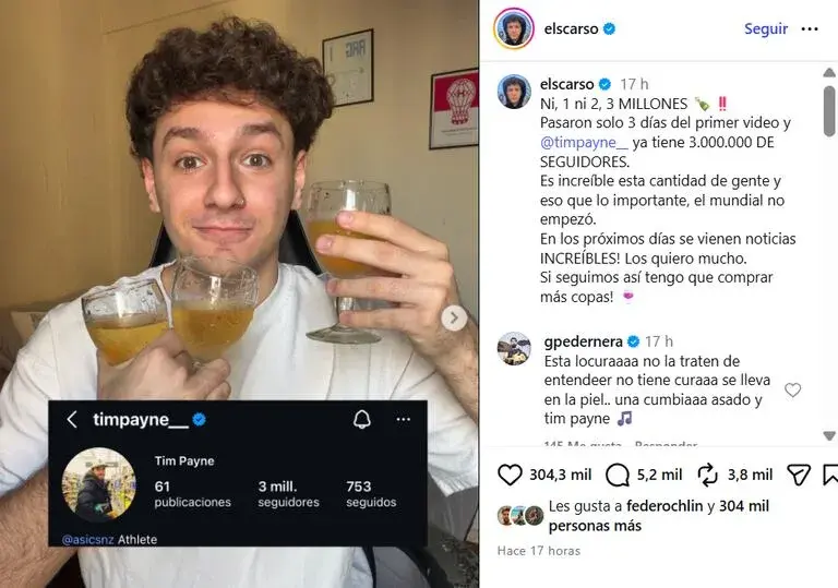 $!Tim Payne, de desconocido a fenómeno viral antes del Mundial 2026