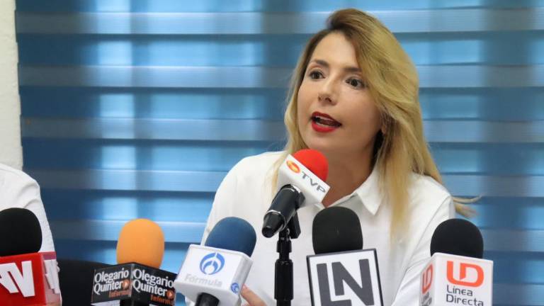 Dirigente estatal del PAN en Sinaloa Roxana Rubio Valdez