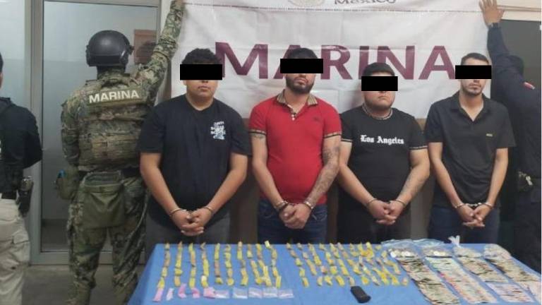 Detenidos en un operativo en Ciudad Obregón.