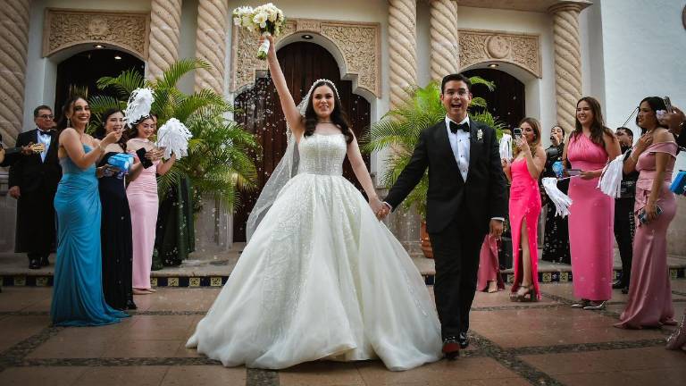 Sofía Castañeda y Juan Pablo Pérez se dan el ‘Sí, acepto’.