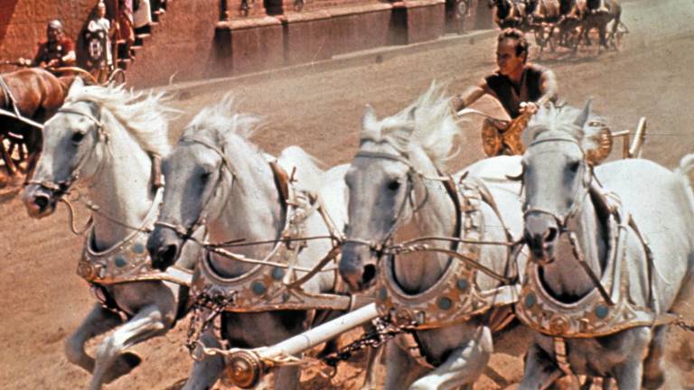 Ben Hur Charlton Heston, Carrera de carruajes