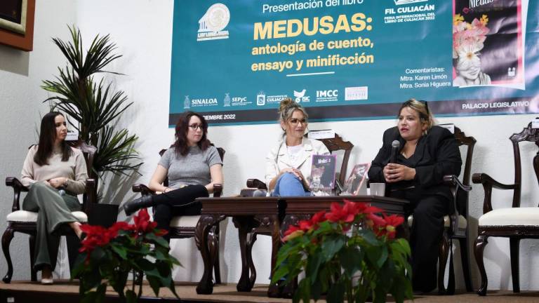 Presentan en Culiacán el libro: Medusas: antología de cuento, ensayo y minificción