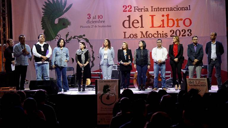 Autoridades inauguran la edición 22 de la Feria Internacional del Libro de Los Mochis.