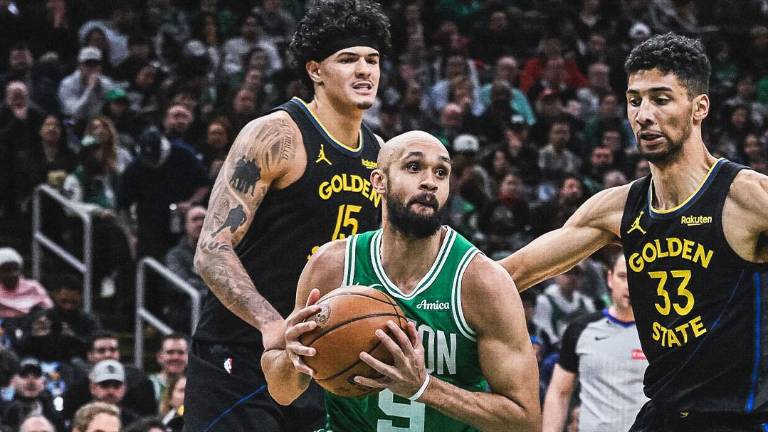Derrick White anotó 11 puntos para los Celtics.