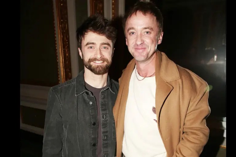 Daniel Radcliffe y Tom Felton.