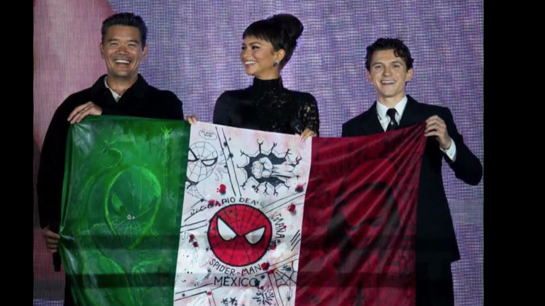 Destin Daniel Cretton, Zendaya y Tom Holland visitan México.