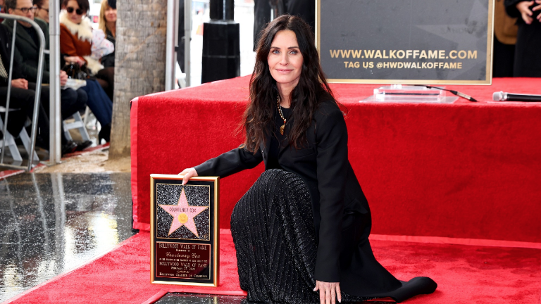 Courteney Cox ya tiene su estrella en el Paseo de la Fama.