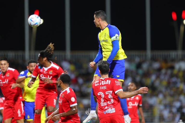 Cristiano Ronaldo marca cuatro goles en Arabia Saudita