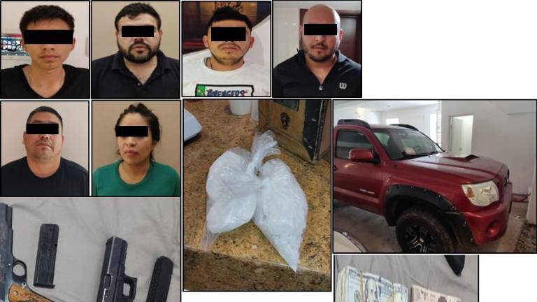 Imágenes que se compartieron por parte de las autoridades tras la detención.