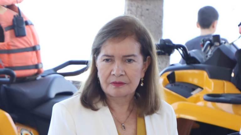 La Fiscal General, Sara Bruna Quiñónez Estrada, en el arranque del Operativo de Semana Santa.